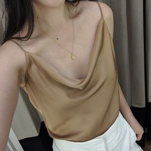 Dynamite Cowl-neck Blouse